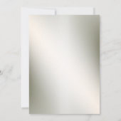 Bruiloftsbrons Kleurrijke Bloemen Gouden Lijst Par Kaart (Achterkant)