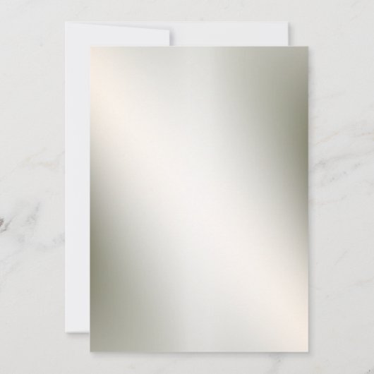 Bruiloftsbrons Kleurrijke Bloemen Gouden Lijst Par Kaart (Achterkant)