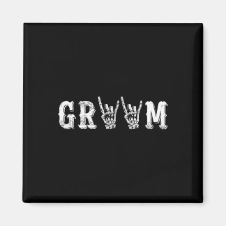 Bruiloftsbruidegom Halloween kostuum Magneet