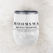 Bruiloftsbruidsjonkers gepersonaliseerd eenvoudig