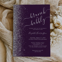 Bruiloftsbrunch & Bruisend Paars Zilveren Bruiloft