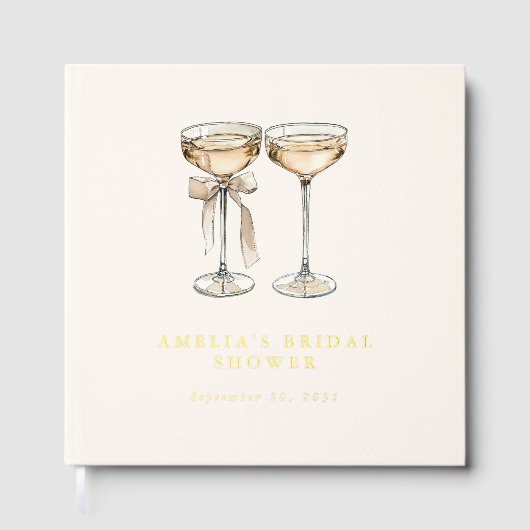 Bruiloftsbrunch & Champagne Bruidsborrel Gastenboek (Voorkant)