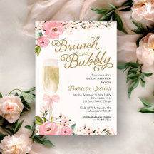Bruiloftsbrunch en bubbels Bruidsfeestje Goud Roze
