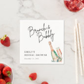 Bruiloftsbrunch met bubbels Elegante Bruidsborrel Servet (Insitu)
