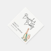 Bruiloftsbrunch met bubbels Elegante bruidsdouche Servet (Hoek)