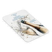 Bruiloftsbrunch met bubbels magneet (Rechterzijde)