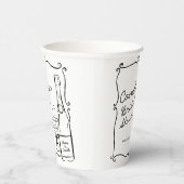 Bruiloftsbrunch met bubbels papieren bekers (Rechts)