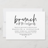 Bruiloftsbrunch met de Passen getrouwd vieren Kaart (Voorkant)