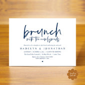 Bruiloftsbrunch met de Passen getrouwd vieren Kaart