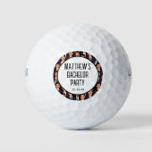 Bruiloftscadeautje voor leuke getuige van de bruid golfballen (Voorkant)