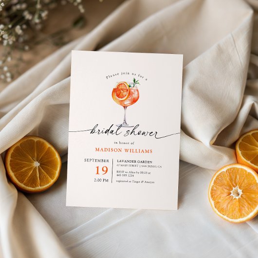 Bruiloftscocktail met kalligrafie kaart