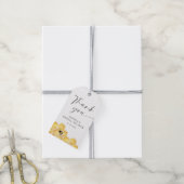 Bruiloftsdankjewel Honingbij Cadeaulabel (Met Touw)