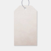 Bruiloftsdankjewel voor Parels en Prosecco Cadeaulabel (Achterkant)