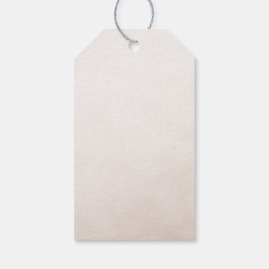 Bruiloftsdankjewel voor Parels en Prosecco Cadeaulabel (Achterkant)