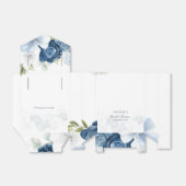 Bruiloftsdiner Bedankt Bloemenge Lunch Bedankdoosjes (Uitgevouwen)