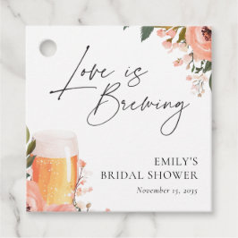 Bruiloftsdiner 'Bierliefde borrelt' Bedankjes Labels