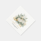 Bruiloftsdiner in de herfst servet (Hoek)