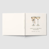 Bruiloftsdiner met Champagne Bruidsborrel Gastenboek (Volledig)