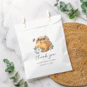 Bruiloftsdiner voor bijen in oranjebloesemhoning bedankzakje