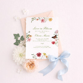 Bruiloftsdouche Love in Bloom Kaart