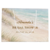 Bruiloftsdouche strand kust elegant groot cadeauzakje (Achterkant)