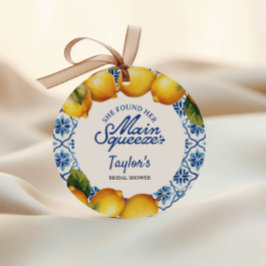  Bruiloftsdouche Summer Lemon  Bedankjes Labels