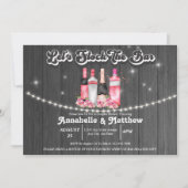 Bruiloftsdouche | Voorraad de Bar Kaart (Voorkant)