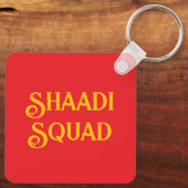 Bruiloftseizoen op zijn Zuid-Aziatisch Sleutelhanger (Achterkant)