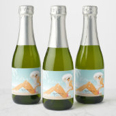 Bruiloftsetiket voor mousserende wijn sparkling wijnetiket (Flessen)