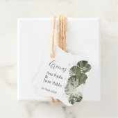 Bruiloftsetiketten voor herinneringen bedankjes labels (In situ)