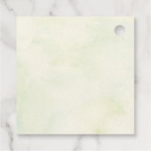 Bruiloftsfavor-tag voor bosgroen bedankjes labels (Achterkant)