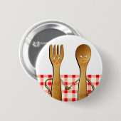 Bruiloftsfavorieten Ronde Button 5,7 Cm (Voorkant /achterkant)