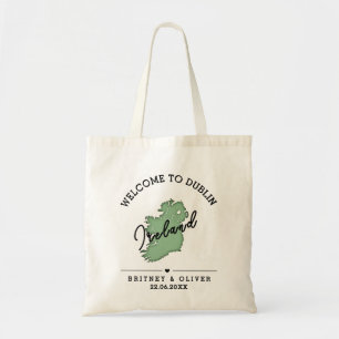 Bruiloftsfavorieten voor bestemming Dublin Ierland Tote Bag