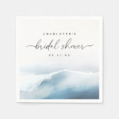 Bruiloftsfeest aan de Oceaan Servet (Voorkant)