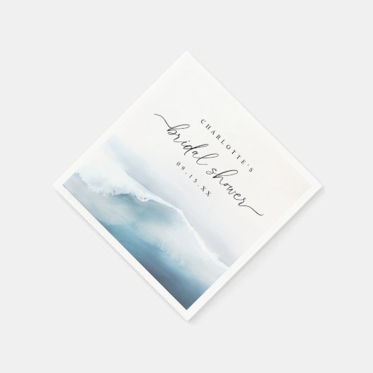 Bruiloftsfeest aan de Oceaan Servet (Hoek)