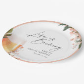 Bruiloftsfeest 'Beer Love is Brewing' Papieren Bordje (Gekanteld)