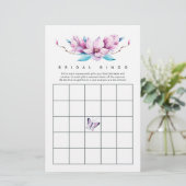 Bruiloftsfeest Bingo met Magnolia Bloemen (Staand voorkant)