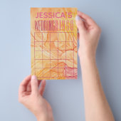 Bruiloftsfeest BINGOVersierde bloemontwerpen Flyer (Hand)