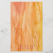 Bruiloftsfeest BINGOVersierde verse bloemen Flyer (Achterkant)