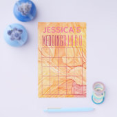 Bruiloftsfeest BINGOVersiering Verse Bloemen Flyer (Enkel)