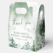 Bruiloftsfeest Bruidssalon Snow in Love Bedankdoosjes (Geopend)