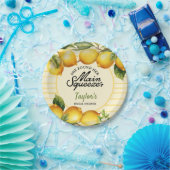 Bruiloftsfeest Citroen Papieren Bordje (Feest)