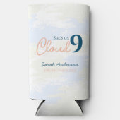 Bruiloftsfeest Cloud Nine Modern Seltzer Blikjeskoeler (Voorkant)