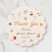 Bruiloftsfeest Dank Je Voor De Boerenmarkt Bedankjes Labels (Voorkant)