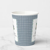 Bruiloftsfeest Dekoratie voor Wilde Eend Gingham Papieren Bekers (Links)