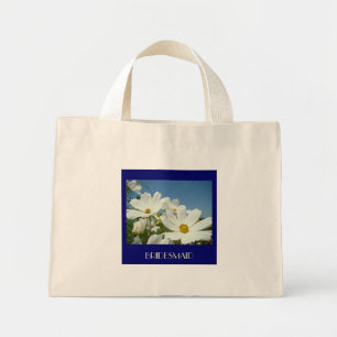 Bruiloftsfeest Draagtas cadeau Witte Madeliefjes B