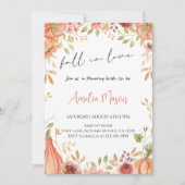 Bruiloftsfeest "Echt Verliefd" - Herfst Bruidsfees Kaart (Voorkant)