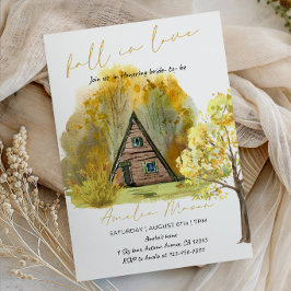 Bruiloftsfeest "Echt Verliefd" - Herfst Bruidsfees Kaart