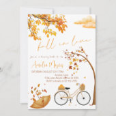 Bruiloftsfeest "Echt Verliefd" - Herfst Bruidsfees Kaart (Voorkant)