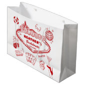 Bruiloftsfeest Favorieten Casino Las Vegas Groot Cadeauzakje (Voorkant Gekanteld)
